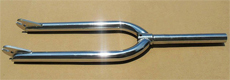 700c steel chrome fork